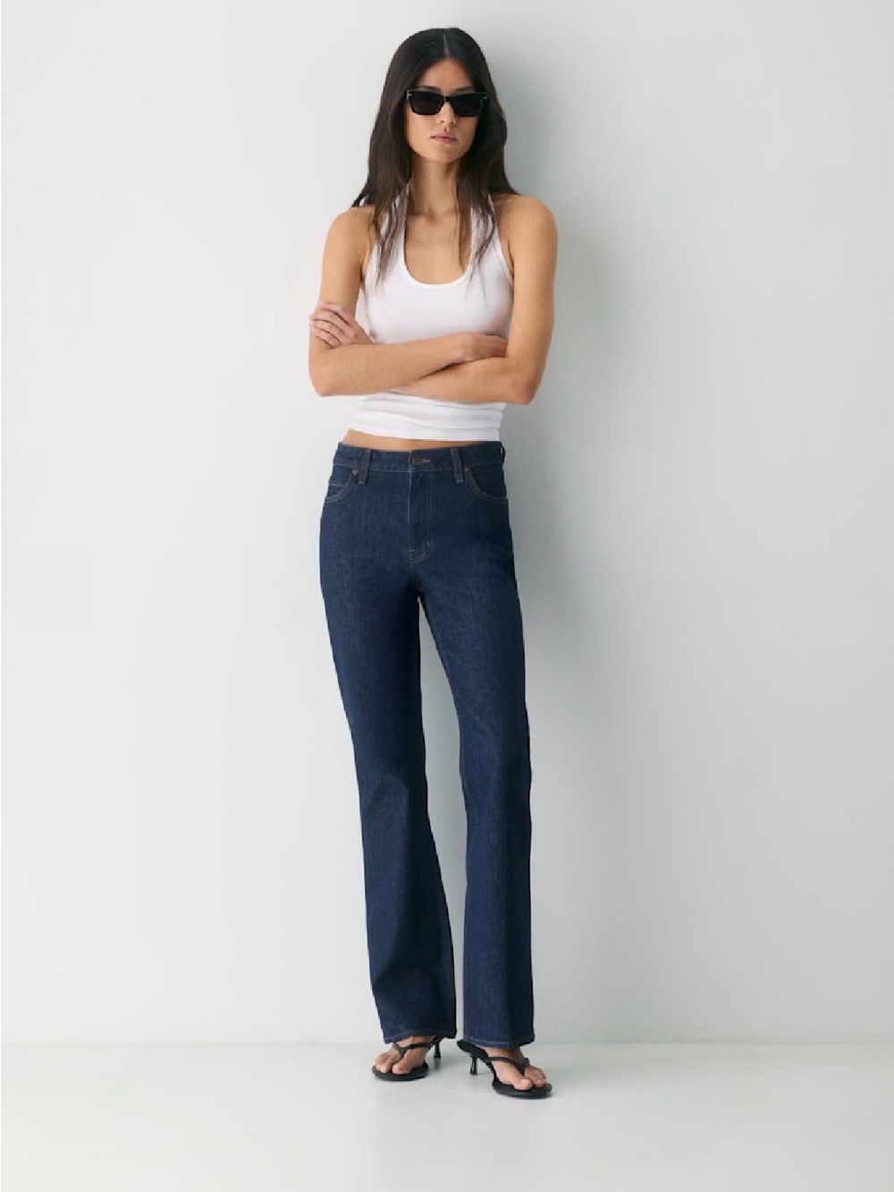 Aritzia Denim Forum 001 Slim Hi-Rise Bootcut Jeans